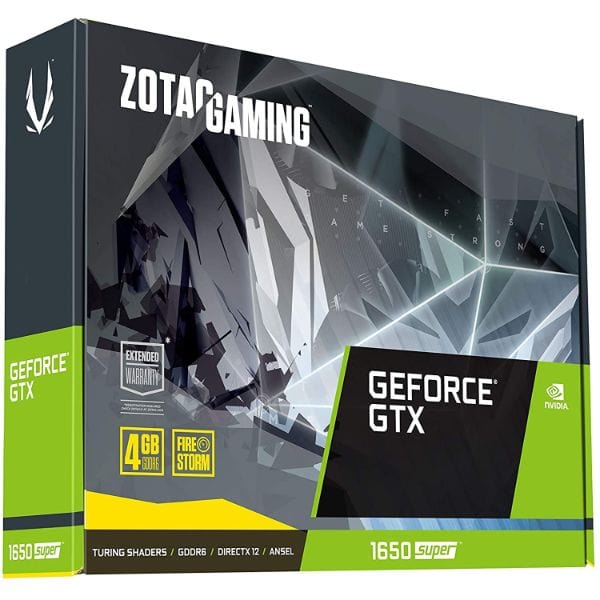 ZOTAC Gaming GeForce GTX 1650 Super Twin Fan 4GB GDDR6 128-Bit Gaming Graphics Card, Super Compact, Zt-T16510F-10L - PakByte Computers 