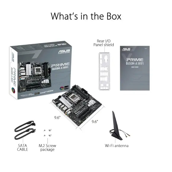 ASUS Prime B650M-A WiFi Micro-ATX Motherboard - PakByte Computers 