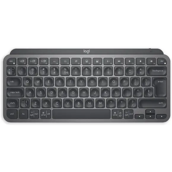 Logitech MX Keys Mini Wireless Keyboard - Graphite - PakByte Computers 