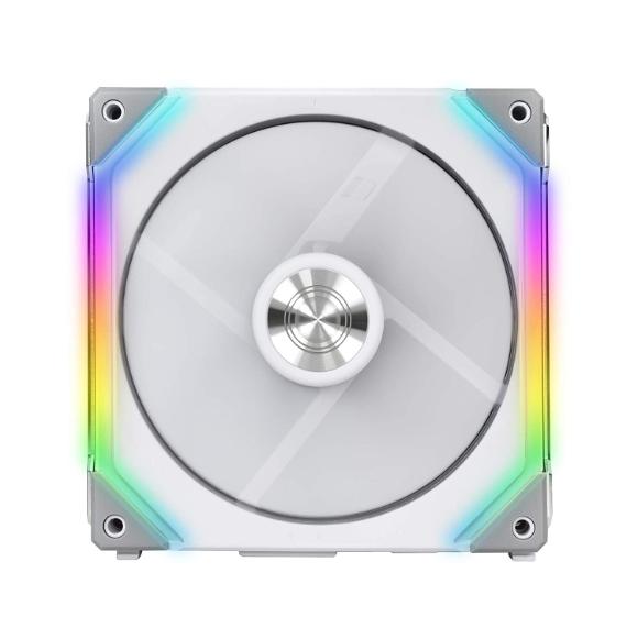 Lian Li UNI Fan SL140 Double Pack White with Controller (ARGB 140mm LED PWM Daisy-Chain) (SL140-2 White Cooler) - PakByte Computers 