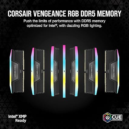 CORSAIR VENGEANCE RGB DDR5 6000MHz 64GB (32GB X 2) - PakByte  