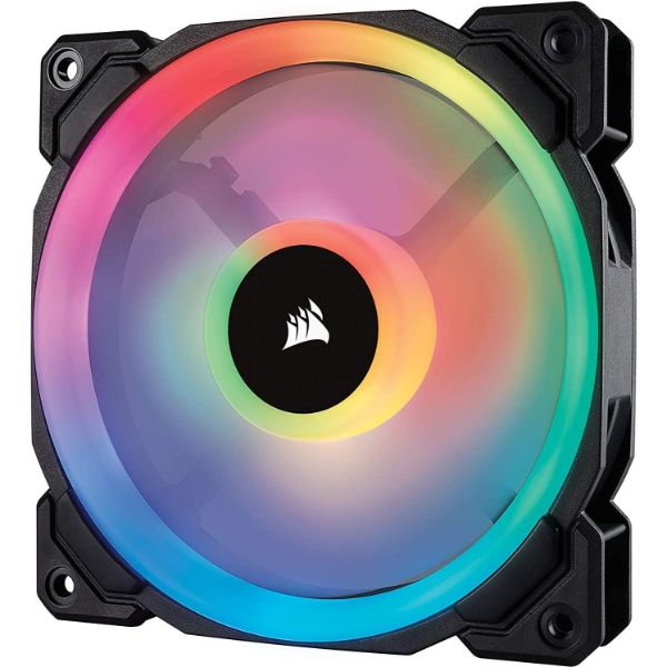 Corsair LL Series LL120 RGB 120mm Dual Light Loop RGB LED PWM Fan Single Pack - PakByte Computers 