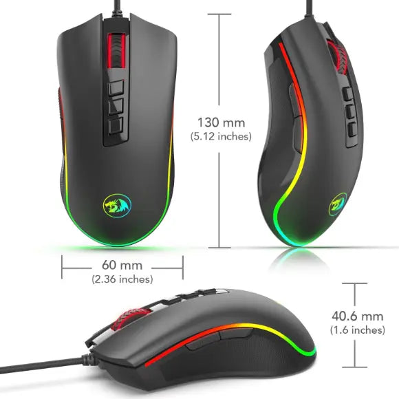 REDRAGON M711-FPS COBRA FPS GAMING MOUSE - PakByte Computers 