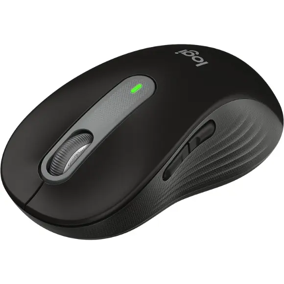 Logitech Signature M650 L Full Size Wireless Mouse - Black - PakByte Computers 