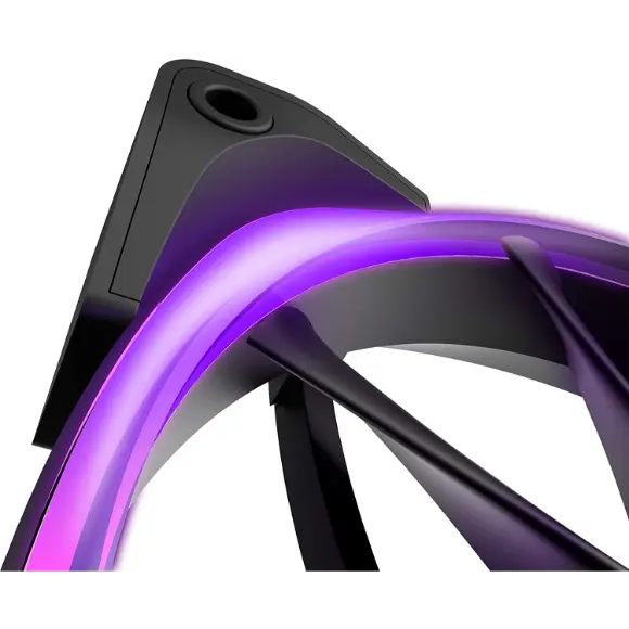 NZXT Aer RGB 2 120mm RGB Fan - Black - HF-28120-B1 - PakByte Computers 