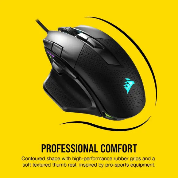 Corsair Nightsword RGB WIRED Gaming Mouse - PakByte Computers 