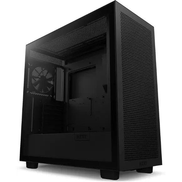 NZXT H7 Flow ATX Mid Tower PC Gaming Case - Black (CM-H71FB-01) - PakByte Computers 