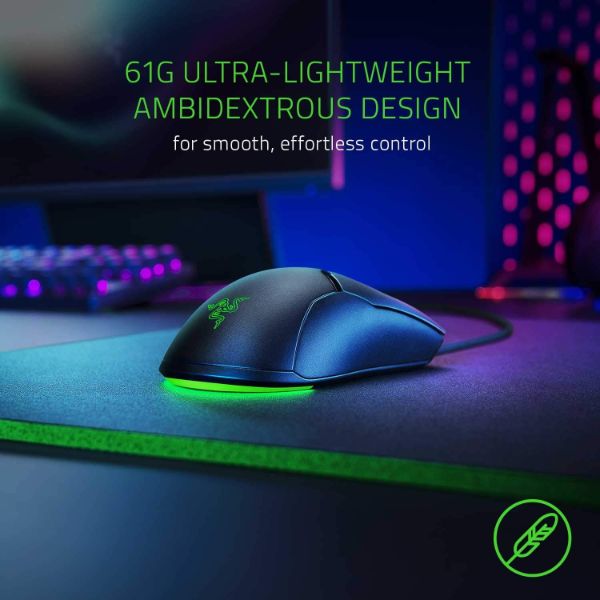 Razer Viper Mini Ultralight Gaming Mouse - Classic Black - PakByte Computers 