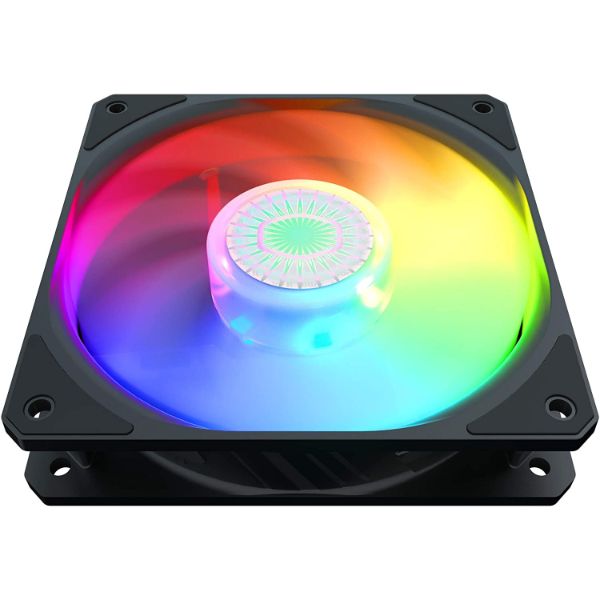 Cooler Master SickleFlow 120 V2 ARGB 120mm Square Frame Fan, PWM Control for Computer Case & Liquid Radiator - PakByte Computers 