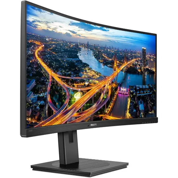 Philips 346B1C 34" Ultra Wide Curved Monitor, QHD 2K, USB-C and Built-in KVM Switch - PakByte Computers 