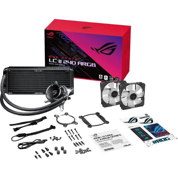 ASUS ROG STRIX LC II 240 ARGB CPU Liquid Cooler - PakByte Computers 