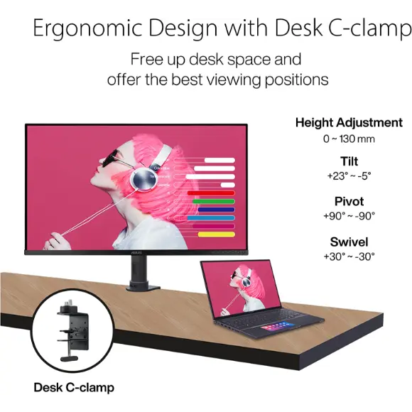 ASUS ProArt Display PA328CGV Professional Monitor - PakByte Computers 