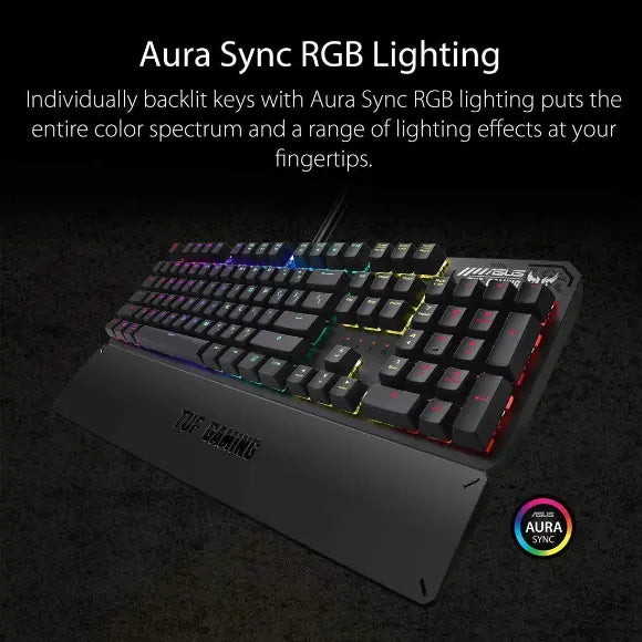 ASUS TUF Gaming K3 RGB Wired Mechanical Keyboard - PakByte Computers 