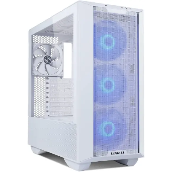 LIAN LI Lancool III RGB White Glass Gaming Case -4×140 PWM Fans (ARGB)-3R-W - PakByte Computers 