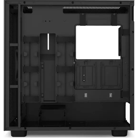 NZXT H7 Flow ATX Mid Tower PC Gaming Case - Black (CM-H71FB-01) - PakByte Computers 