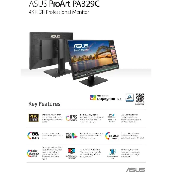 ASUS ProArt PA329C 32" 4k Professional Monitor - PakByte Computers 