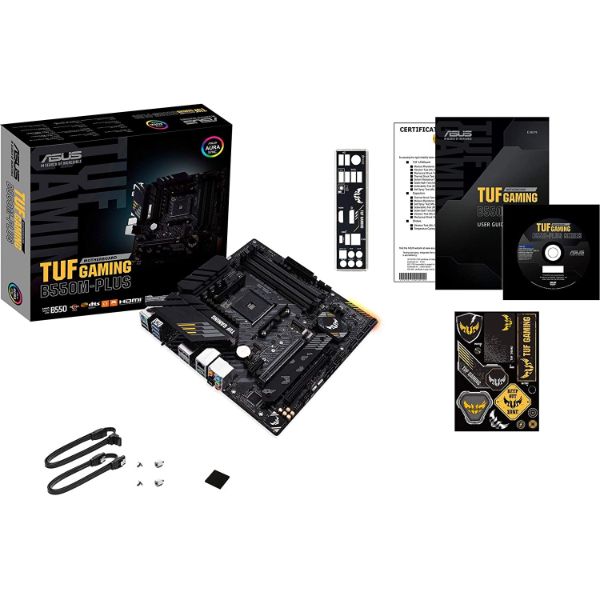 ASUS TUF Gaming B550M-PLUS AMD AM4 (3rd Gen Ryzen Micro ATX Gaming Motherboard - PakByte Computers 