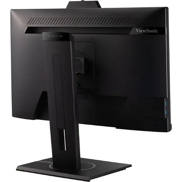 ViewSonic VG2440V 24" Full HD Video Conferencing IPS Monitor with Integrated Camera Ergonomic Design HDMI DisplayPort Flicker-Free - PakByte Computers 