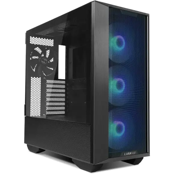 LIAN LI Lancool III RGB Black Aluminum/SECC/Tempered Glass Gaming Case -4×140 PWM Fans(ARGB) - PakByte Computers 