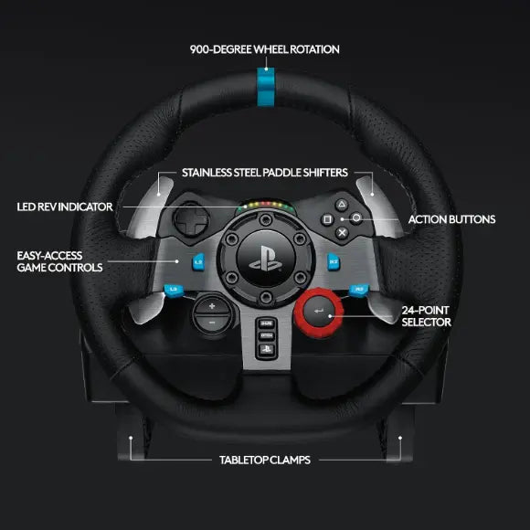 Logitech G29 Driving Force Racing Wheel - PakByte Computers 