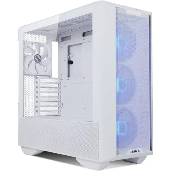 LIAN LI Lancool III RGB White Glass Gaming Case -4×140 PWM Fans (ARGB)-3R-W - PakByte Computers 