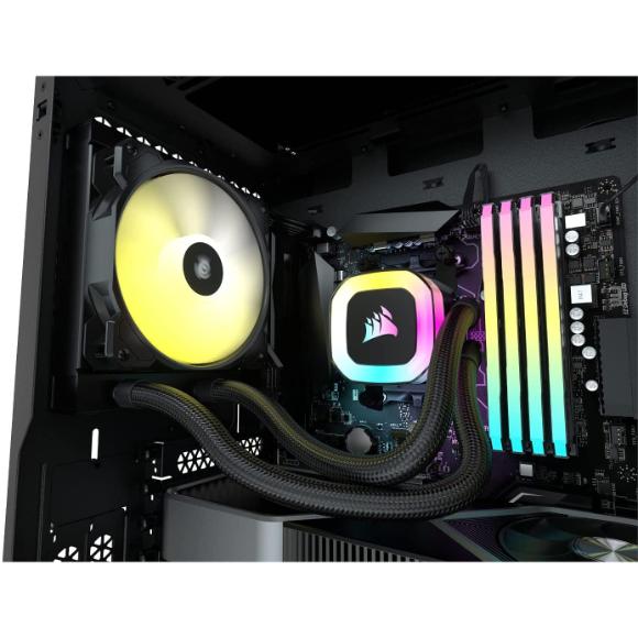 Corsair H55 RGB Liquid CPU Cooler, 120mm - PakByte Computers 