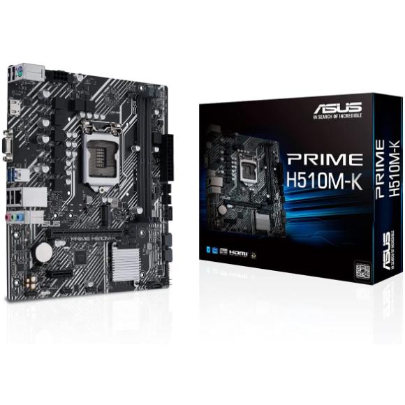 ASUS PRIME H510M K LGA 1200 Micro ATX Motherboard 90MB17N0 M0EAY0 - PakByte Computers 