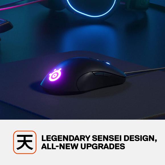 SteelSeries Sensei Ten Gaming Mouse – 18,000 CPI TrueMove Pro Optical Sensor - PakByte Computers 