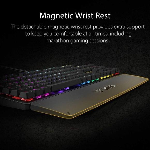 ASUS TUF K3 Mechanical PC Gaming Keyboard | Programmable Onboard Memory | Black - PakByte Computers 