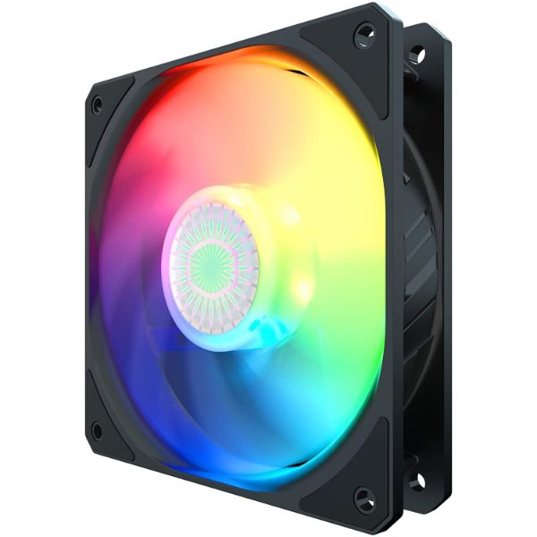 Cooler Master SickleFlow 120 V2 ARGB 120mm Square Frame Fan, PWM Control for Computer Case & Liquid Radiator - PakByte Computers 