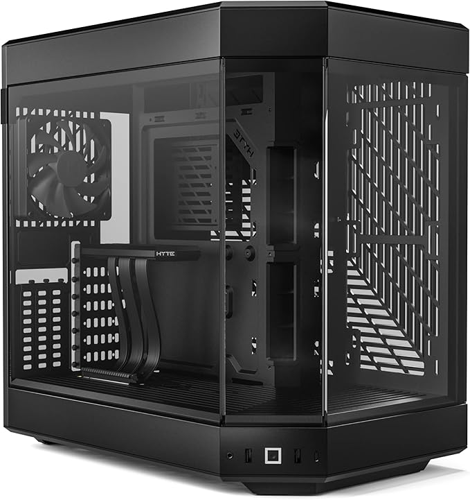 HYTE Y60 Modern Aesthetic Dual Chamber Panoramic Tempered Glass Mid-Tower ATX Computer Gaming Case - - PakByte  