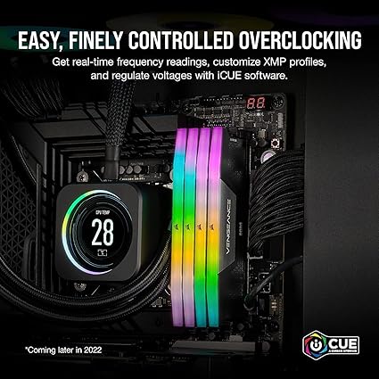 CORSAIR VENGEANCE RGB DDR5 6400MHz 64GB (32GB X 2) BLACK - PakByte  