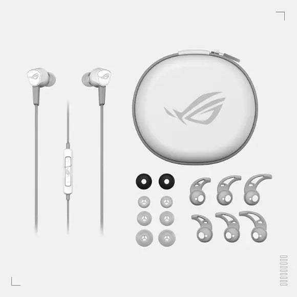 ASUS ROG Cetra II Core Moonlight White in-Ear Gaming Earbuds - PakByte Computers 