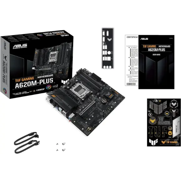 ASUS TUF GAMING A620M-PLUS GAMING MOTHERBOARD - PakByte Computers 