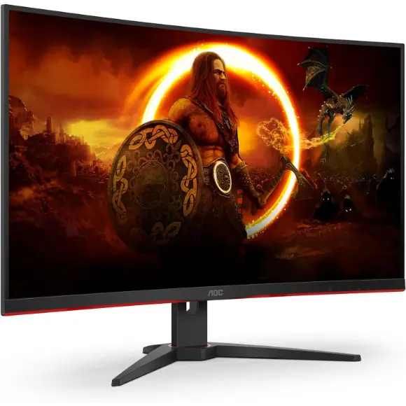 AOC C32G2ZE 32" FHD Curved Frameless Gaming Monitor - PakByte Computers 