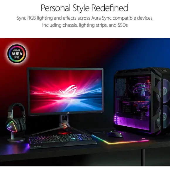 ASUS ROG Balteus Hard Gaming Surface RGB NH02 – Medium - PakByte Computers 