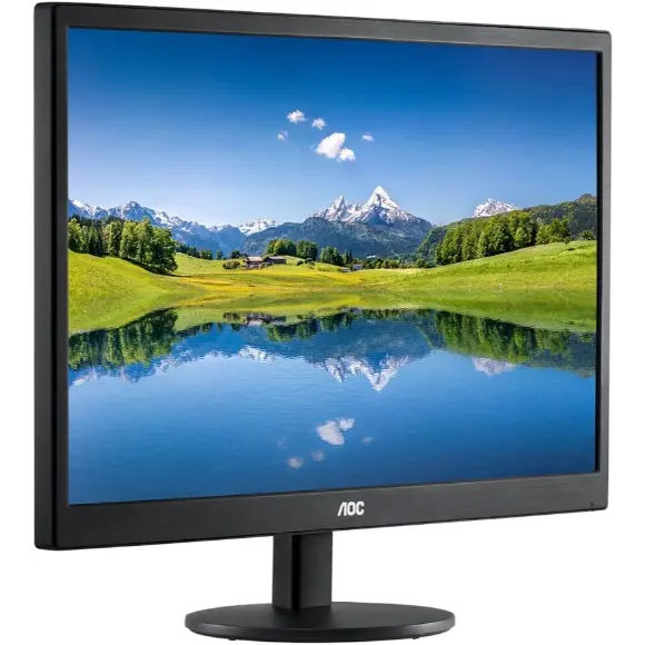 AOC E2070SWHN 19.5" HD 1600x900 Monitor, 5ms, HDMI/VGA, Vesa, Epeat Silver, EnergyStar, 20 Inch HD+ - PakByte Computers 