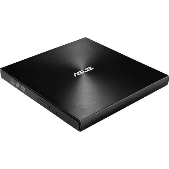 ASUS ZenDrive U9M Ultra Slim USB 2.0 External 8X DVD Optical Drive – Black (SDRW-08U9M-U/BLK) - PakByte Computers 