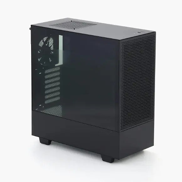 NZXT H510 Flow Compact ATX Mid-Tower PC Gaming Case - CA-H52FB-01 - Matte Black - PakByte Computers 