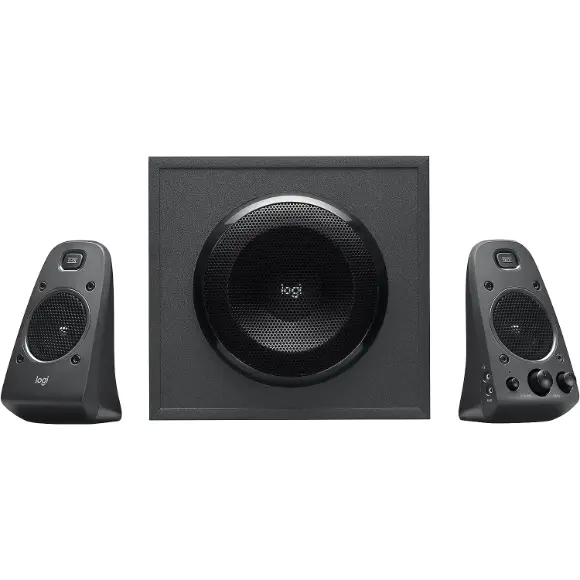 Logitech Z625 Powerful THX® Certified 2.1 Speaker System with Optical Input, black - PakByte Computers 