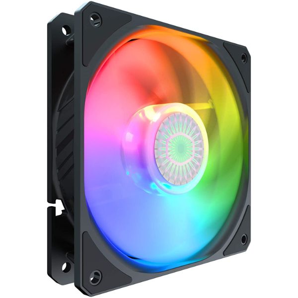 Cooler Master SickleFlow 120 V2 ARGB 120mm Square Frame Fan, PWM Control for Computer Case & Liquid Radiator - PakByte Computers 