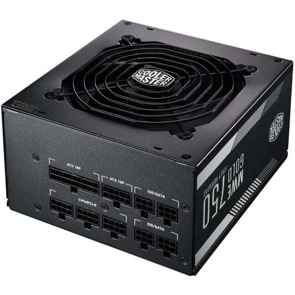 Cooler Master MWE GOLD 750W - V2 Full Modular 80 Plus Gold ATX Power Supply - PakByte Computers 