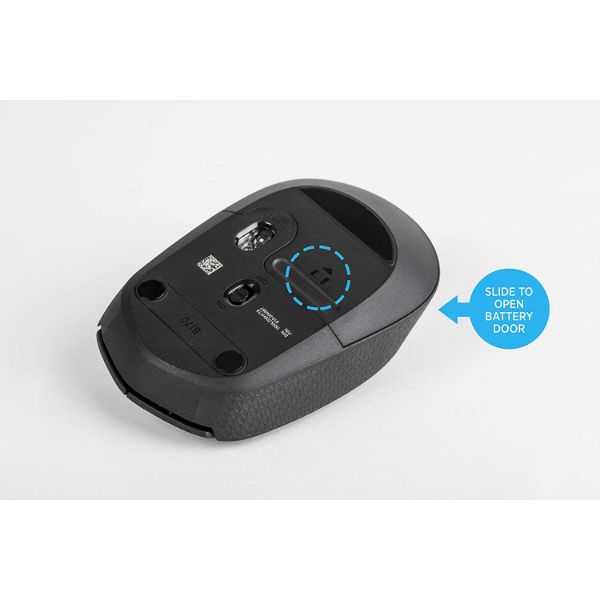 Logitech B170 Wireless Mouse, 2.4 GHz with USB Nano Receiver, Optical Tracking - Black - PakByte Computers 