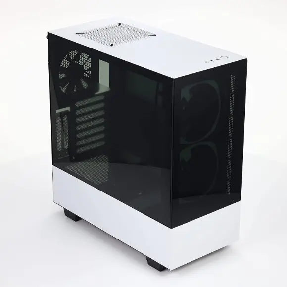 NZXT H510 Elite Mid-Tower ATX PC Gaming Case - CA-H510E-W1 - Matte White - PakByte Computers 