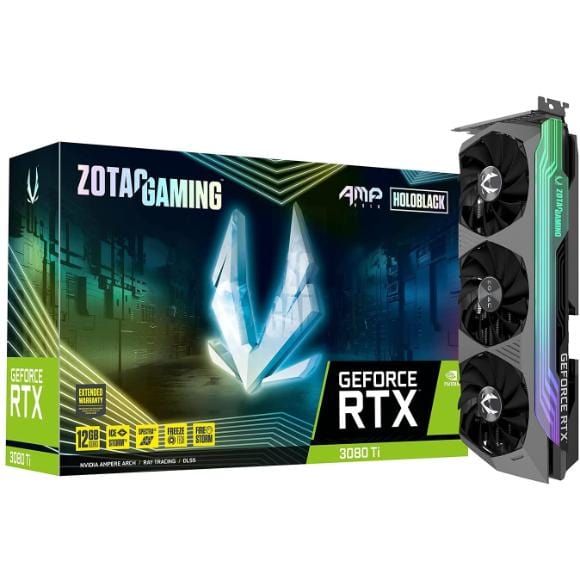 ZOTAC Gaming GeForce RTX 3080 Ti AMP Holo 12GB GDDR6X 384-bit ZT-A30810F-10P - PakByte Computers 