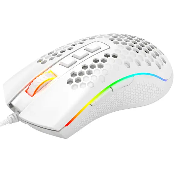 REDRAGON M988 STORM ELITE RGB GAMING MOUSE (WHITE) - PakByte Computers 