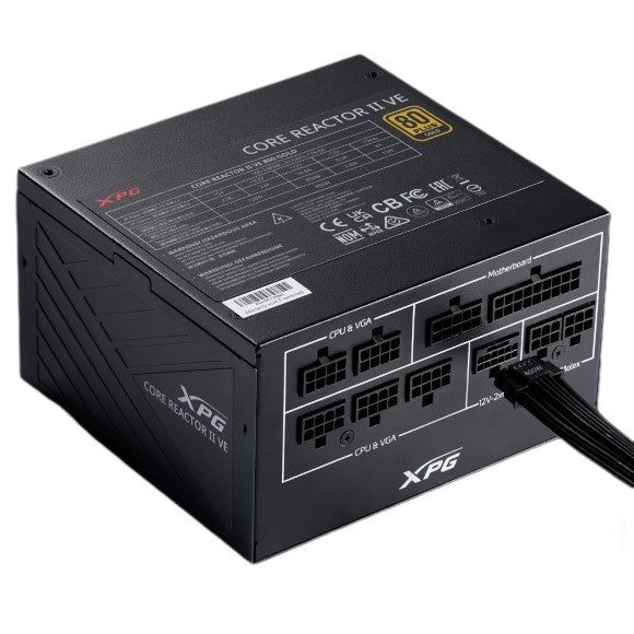 XPG CORE COREREACTOR GOLD 750W II Gaming Power Supply MODULER - PakByte Computers 