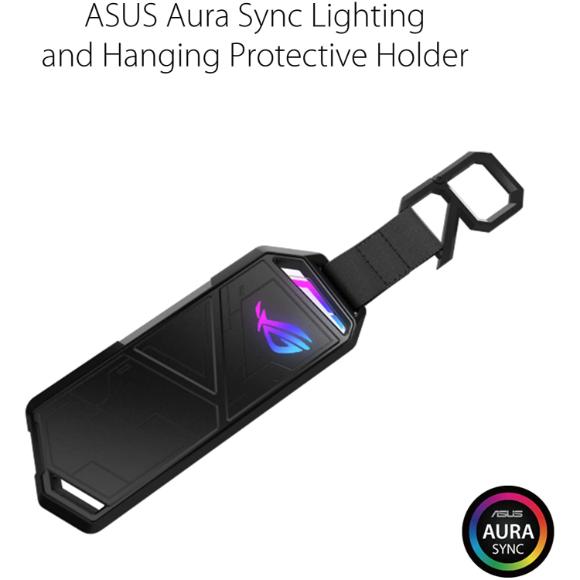 ASUS ROG STRIX Arion Aluminum Alloy M.2 NVMe SSD External Portable Enclosure Case Adapter - PakByte Computers 