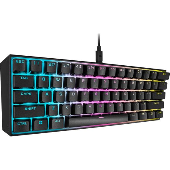 Corsair K65 RGB MINI Mechanical Gaming Keyboard Black - PakByte Computers 