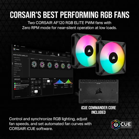 Corsair iCUE H100i Elite CAPELLIX XT Liquid CPU Cooler - PakByte Computers 